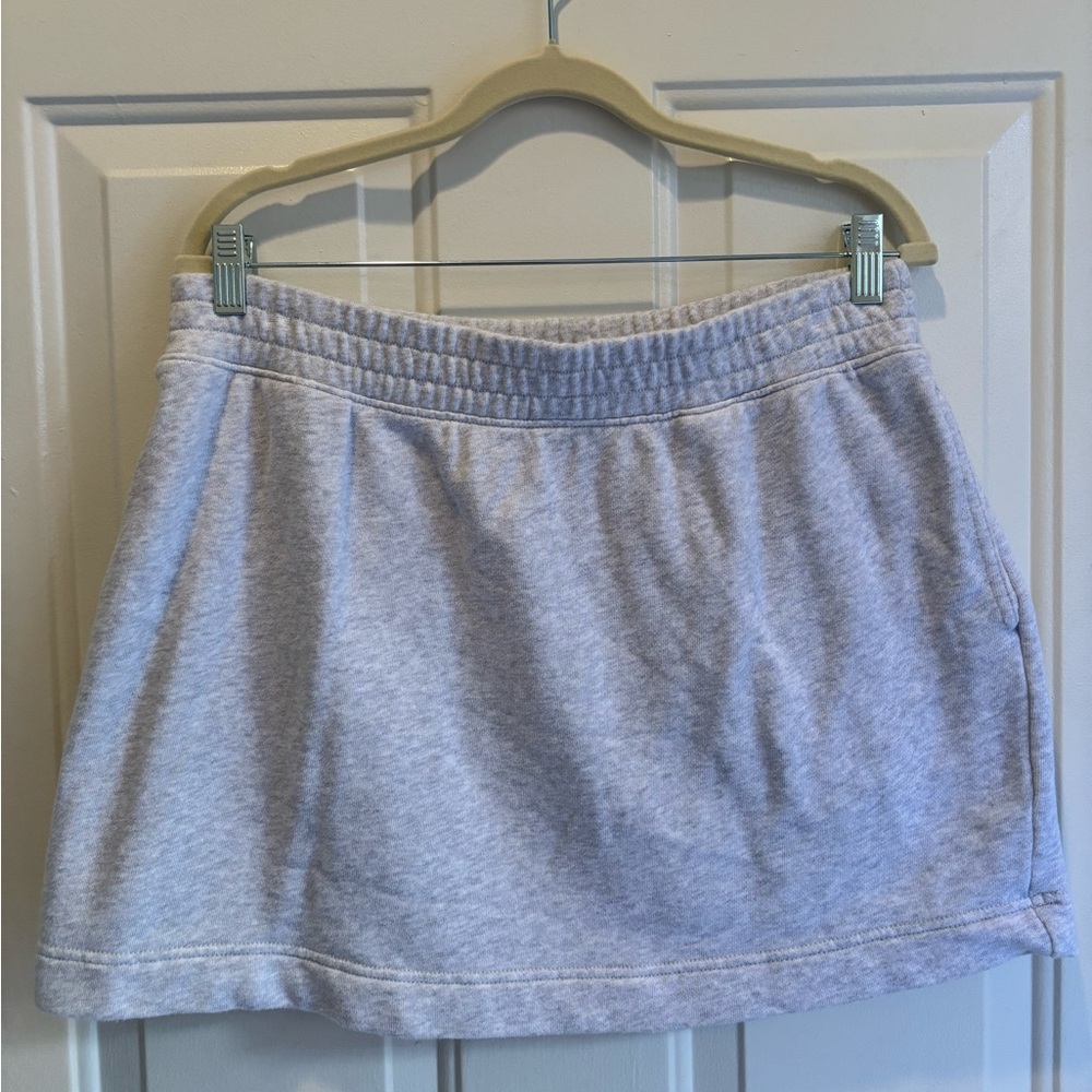 Offline by Aerie Light Gray Mini Skirt